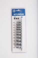 Hyundai dopsleutel set 10 dlg. 1/4. 59621